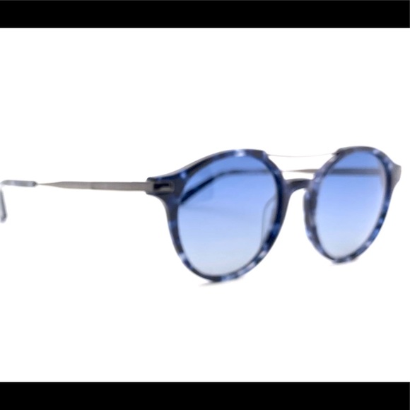 Versace 1969 Round Acetate Sunglasses - Polarized lens Metal Bridge Bar - Picture 7 of 10